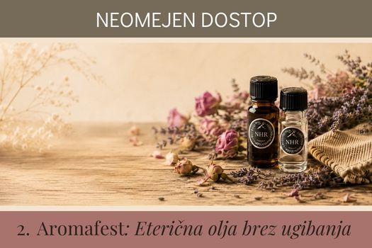 Spletni festival: Eterična olja brez ugibanja