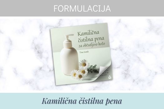 FORMULACIJA: Nežna kamilična čistilna pena