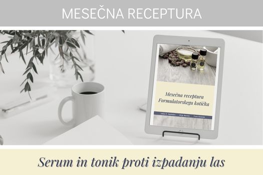 RECEPT: Dvojček: Serum in tonik proti izpadanju las