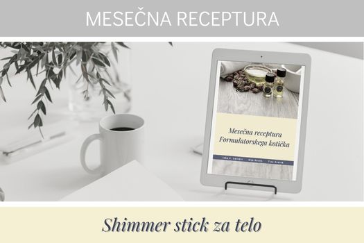 RECEPT: Shimmer stick za telo